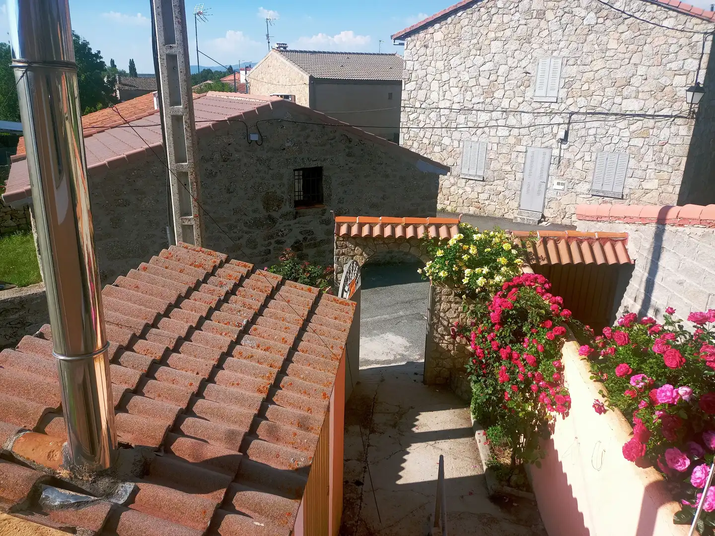 Terraza de Casa adosada en venta en Cepeda la Mora con Calefacción
