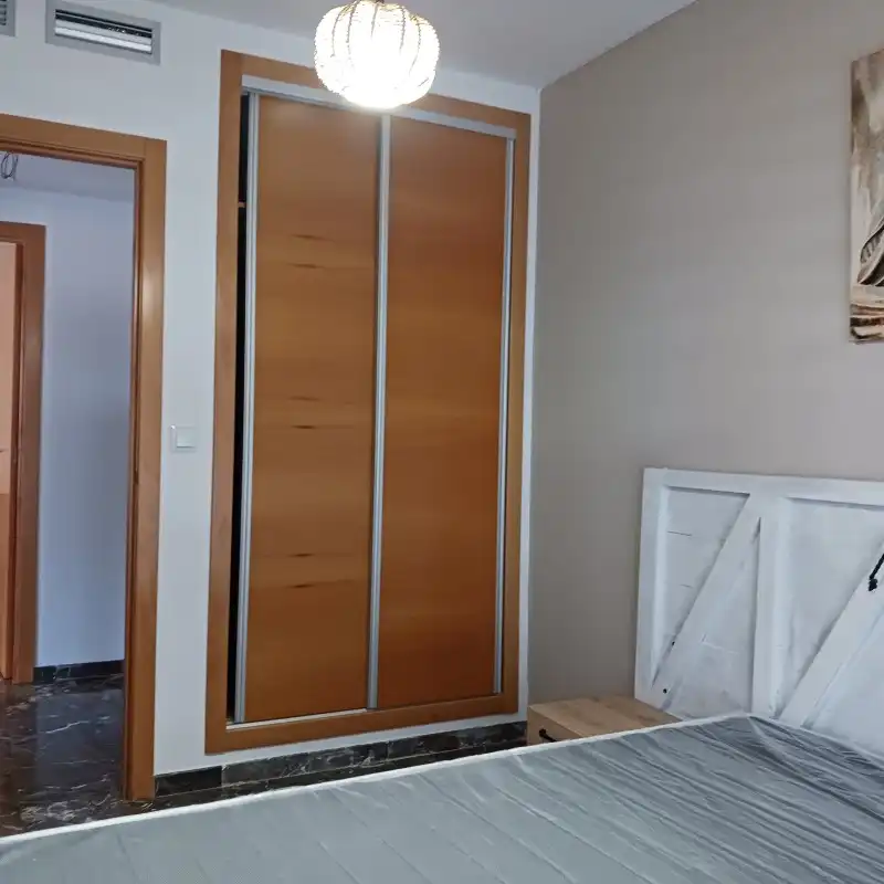 Bedroom of Flat for rent in La Font d'en Carròs  with Air Conditioner, Furnished and Balcony