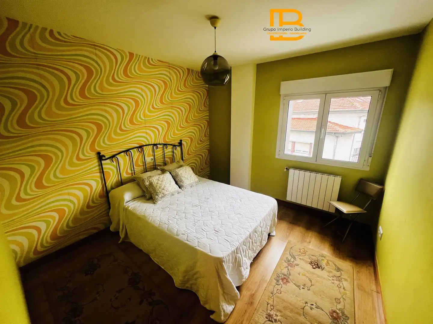Schlafzimmer von Wohnung zum Verkauf in Colindres mit Heizung, Parkett und Terrasse