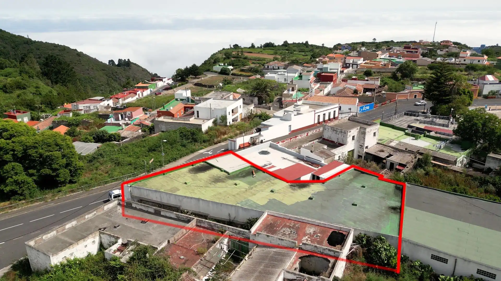 Vista exterior de Nau industrial en venda en El Tanque