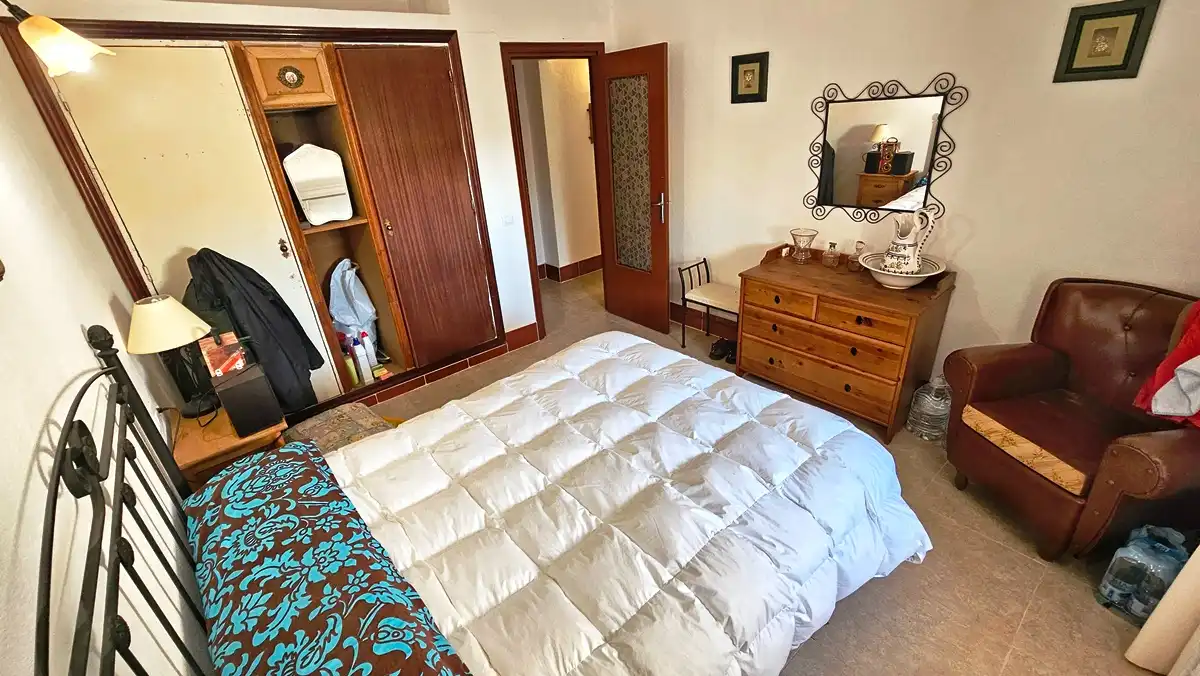 Dormitori de Casa o xalet en venda en Almonaster la Real amb Jardí privat, Terrassa i Traster