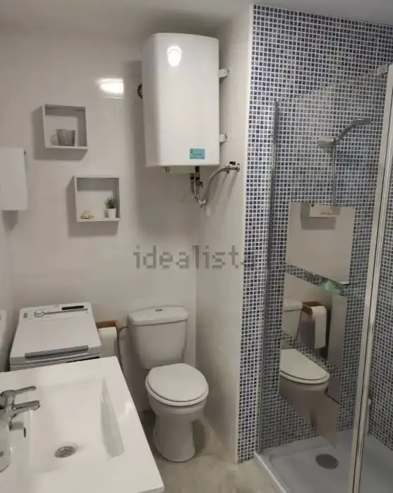 Badezimmer von Wohnung zur Miete in La Pobla de Farnals mit Klimaanlage, Heizung und Terrasse