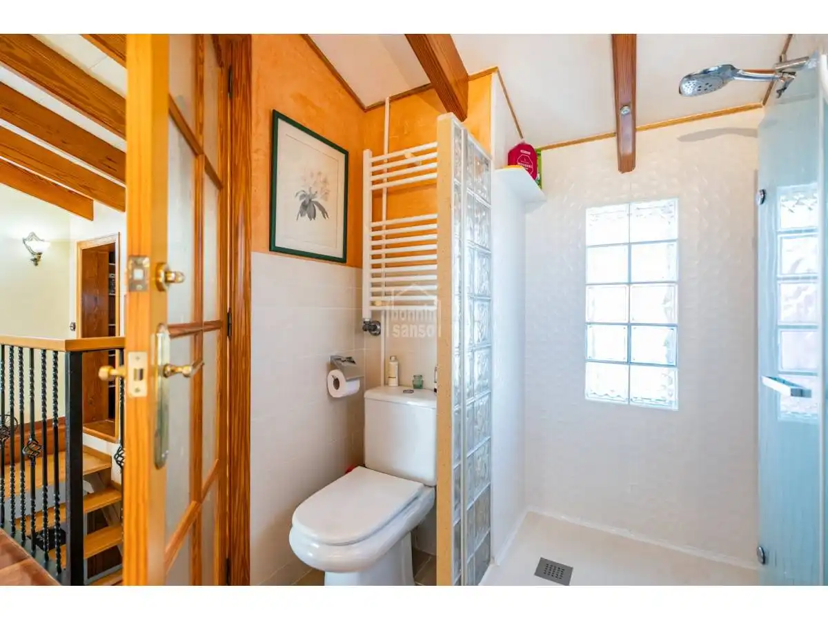 Bathroom of Houses for sale in Sant Lluís  with Heating, Terrace and Swimming Pool