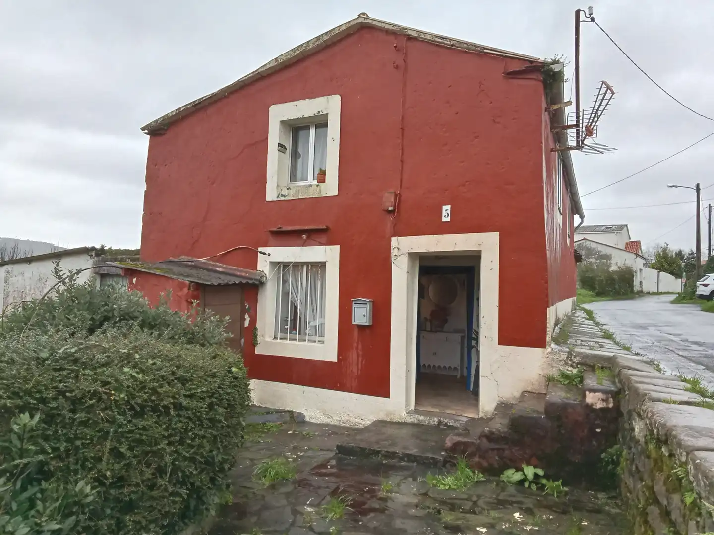 Vista exterior de Casa adosada en venda en Ferrol