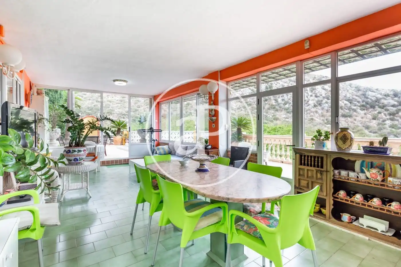 Garden of Houses for sale in Cullera  with Air Conditioner, Heating and Private garden