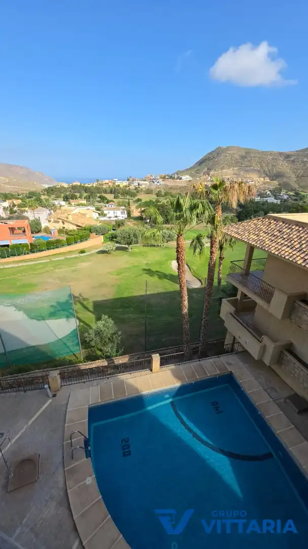 Vista exterior de Piso en venta en Vícar con Aire acondicionado, Amueblado y Balcón