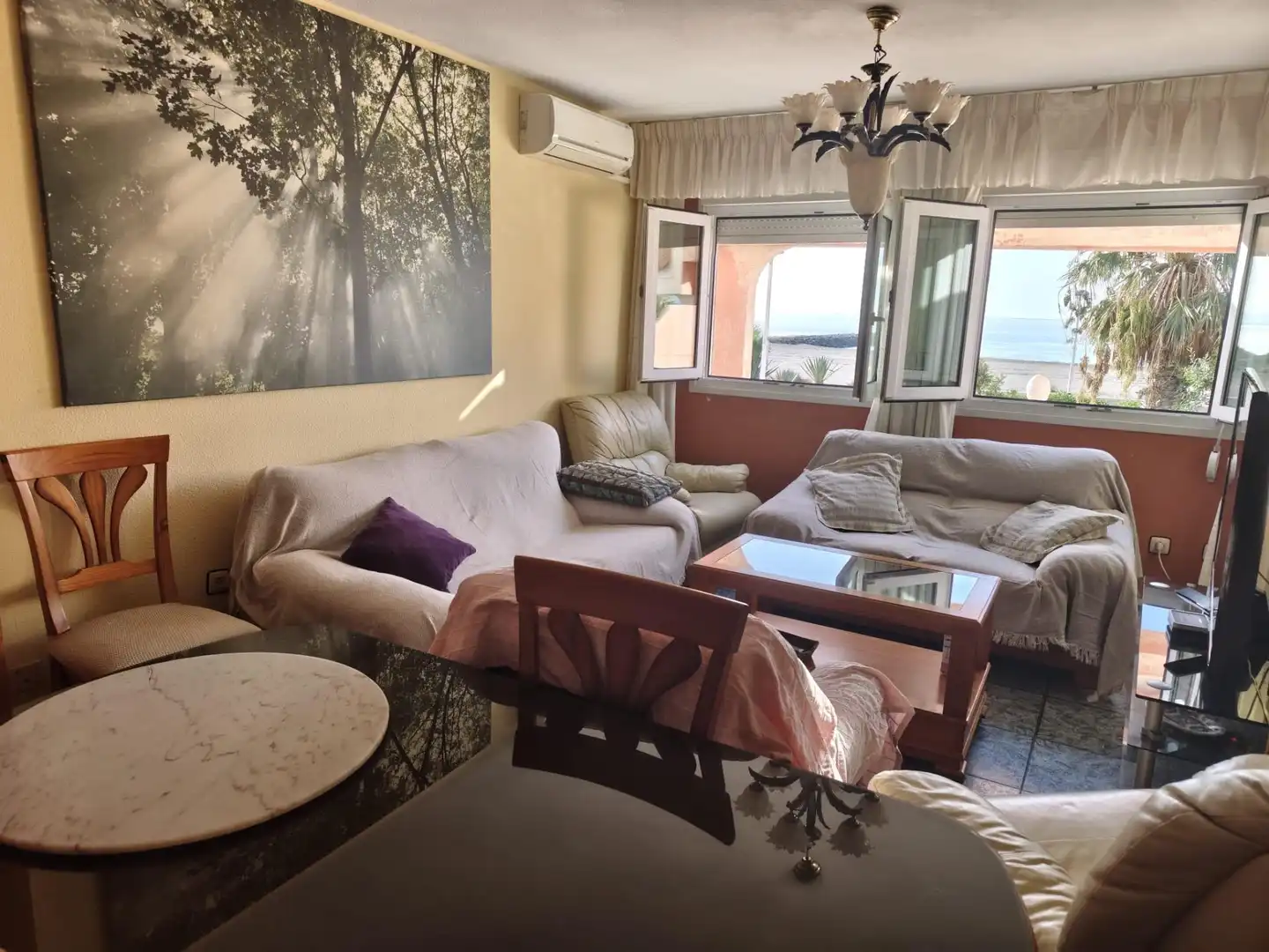 Living room of Flat for share in Costacabana - Loma Cabrera