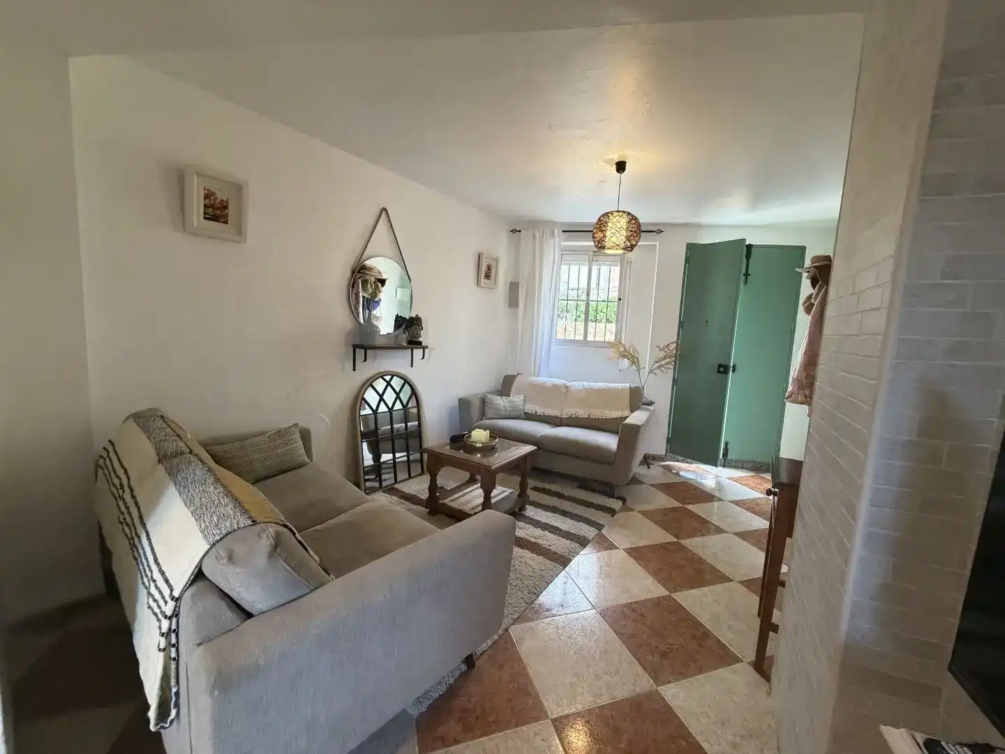 Wohnzimmer von Wohnung zum Verkauf in Rute mit Balkon
