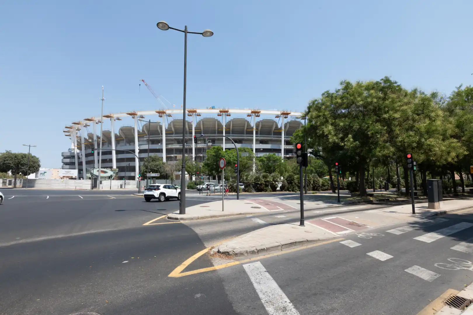 Außenansicht von Wohnungen zur Miete in Valencia mit Klimaanlage, Heizung und Parkett