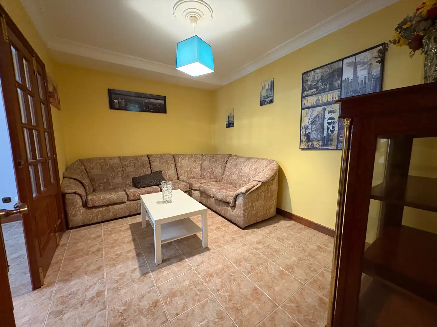 Sala de estar de Piso en venta en Ferrol con Amueblado y Balcón