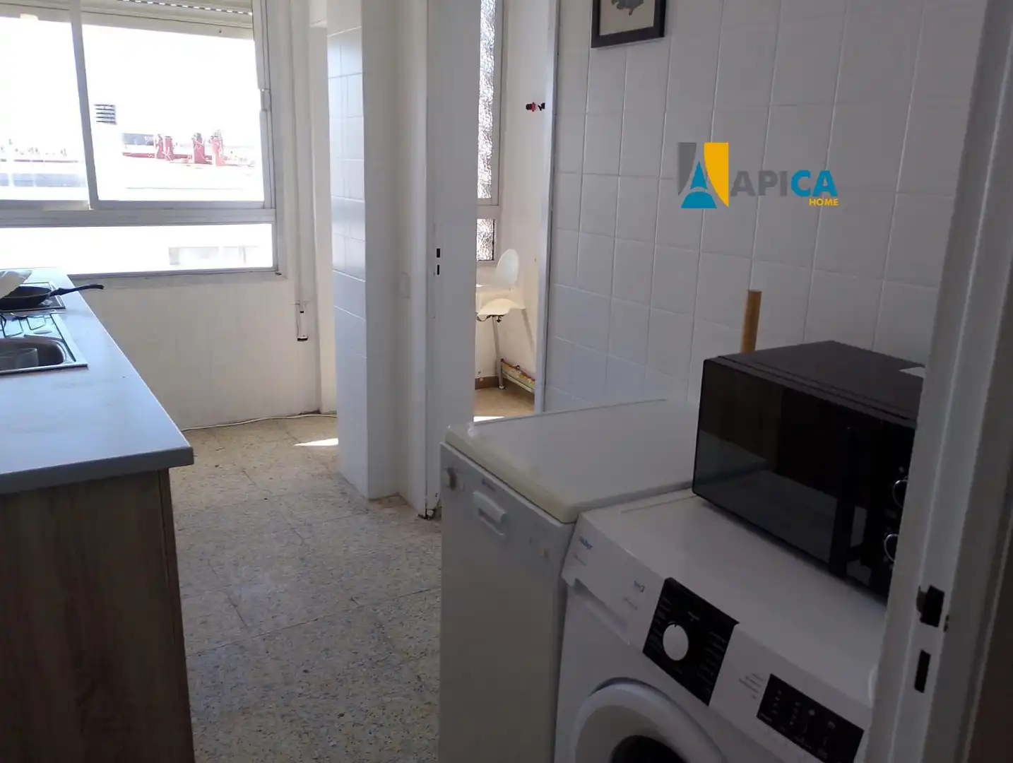 Küche von Wohnung zum Verkauf in Barbate mit Terrasse, Abstellraum und Möbliert