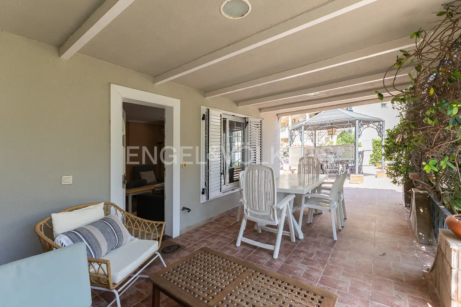 Terrace of Houses for sale in El Puig de Santa Maria  with Air Conditioner, Heating and Private garden