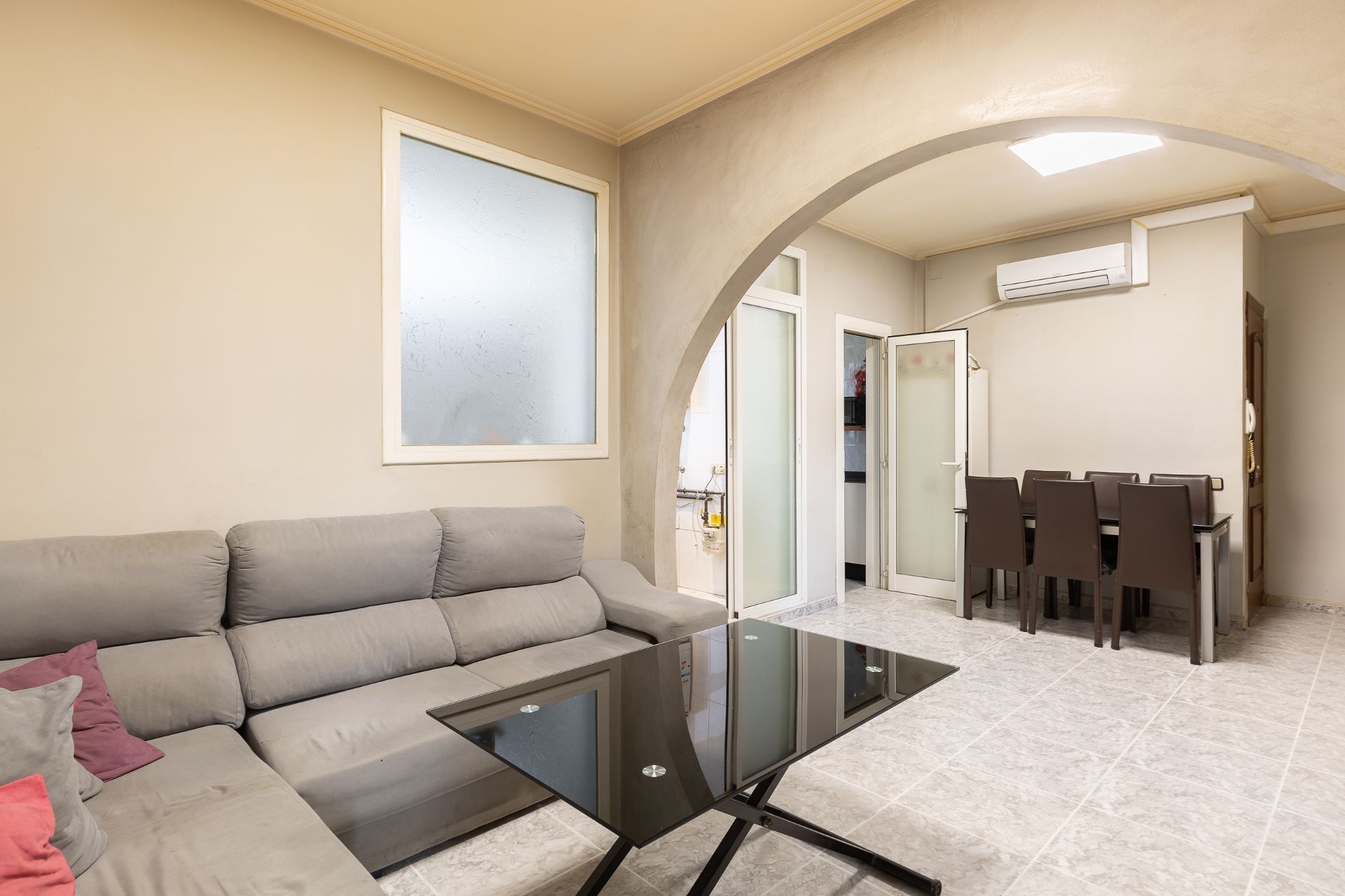 Living room of Flat for sale in Badalona  with Air Conditioner and Terrace