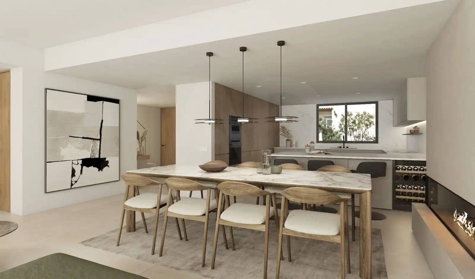 Comedor de Casa adosada en venta en Alcúdia con Aire acondicionado, Calefacción y Terraza