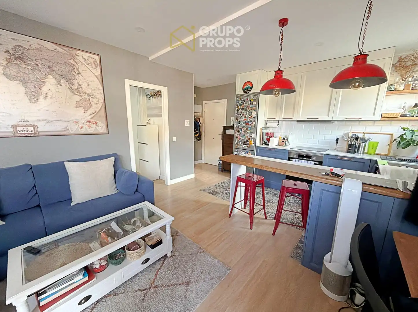 Sala d'estar de Apartament en venda en Madrid amb Aire condicionat, Calefacció i Terrassa