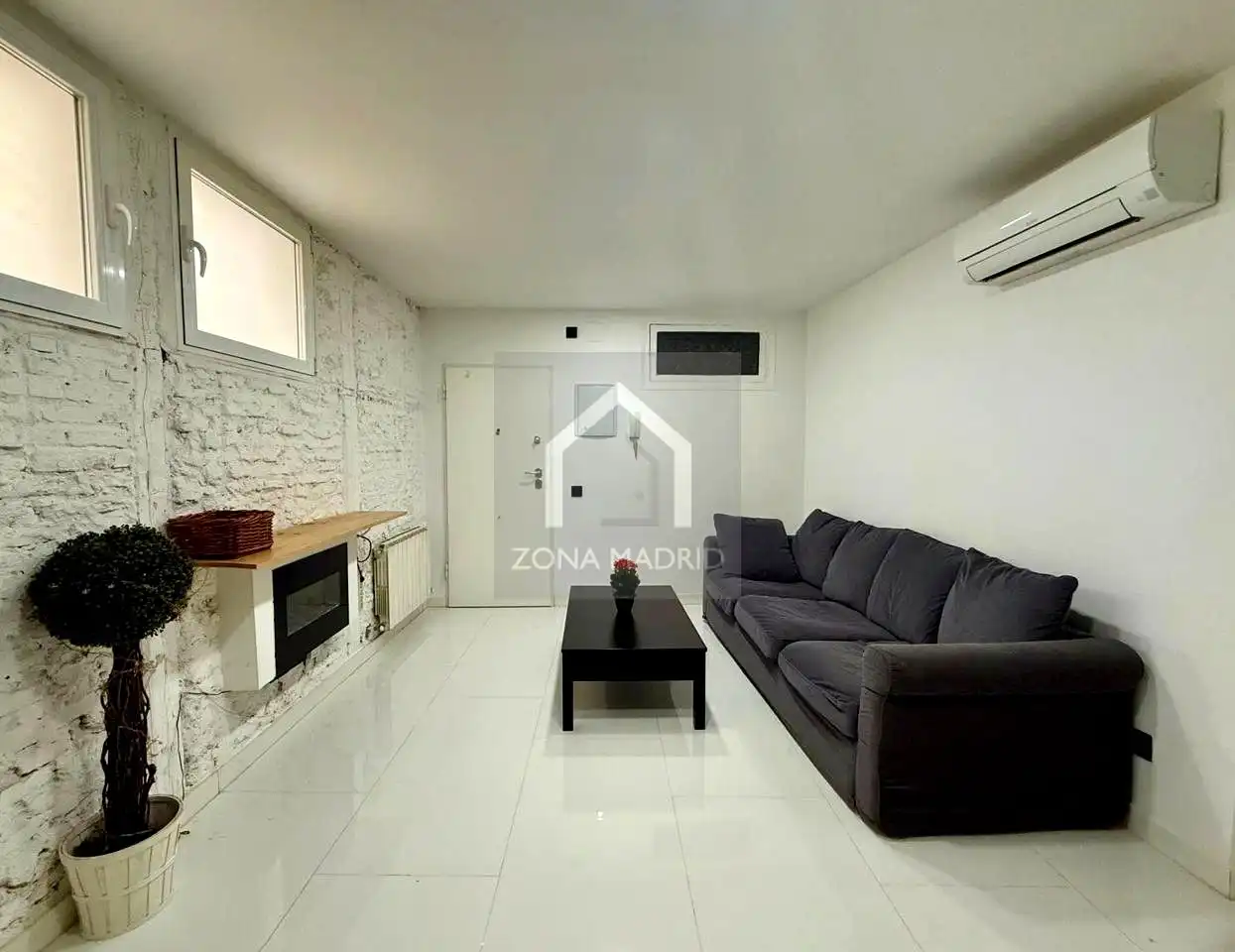 Sala de estar de Piso de alquiler en Madrid con Aire acondicionado y Amueblado