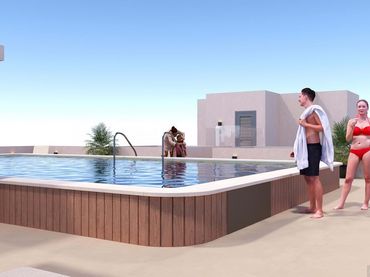 Flat with pool for sale in San Miguel de Salinas