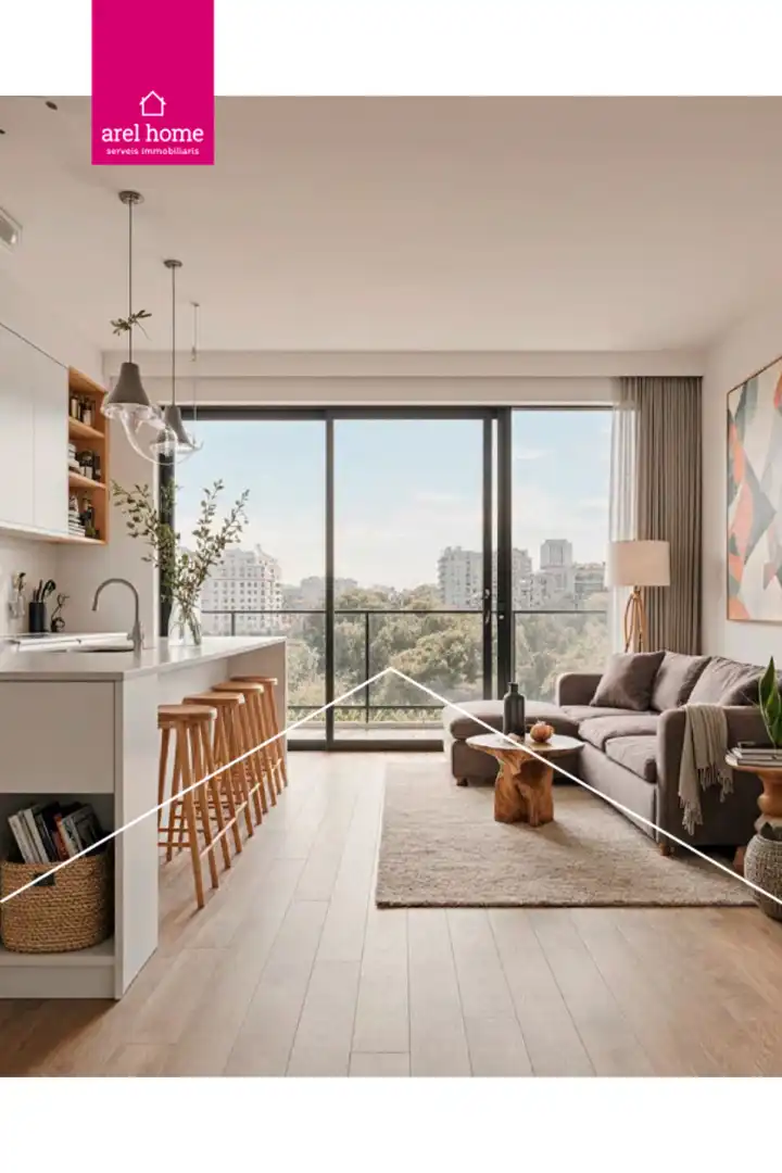 Sala de estar de Casa o chalet en venta en Castellví de Rosanes con Aire acondicionado, Parquet y Terraza