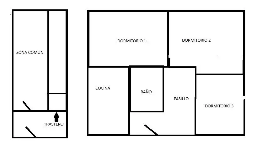 Piso en venta en Vozmediano con Calefacción