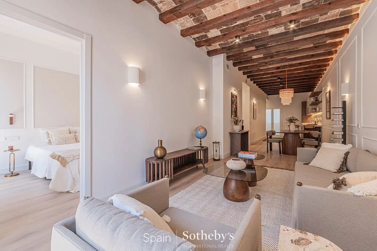 Sala de estar de Apartamento en venta en Barcelona con Aire acondicionado y Calefacción