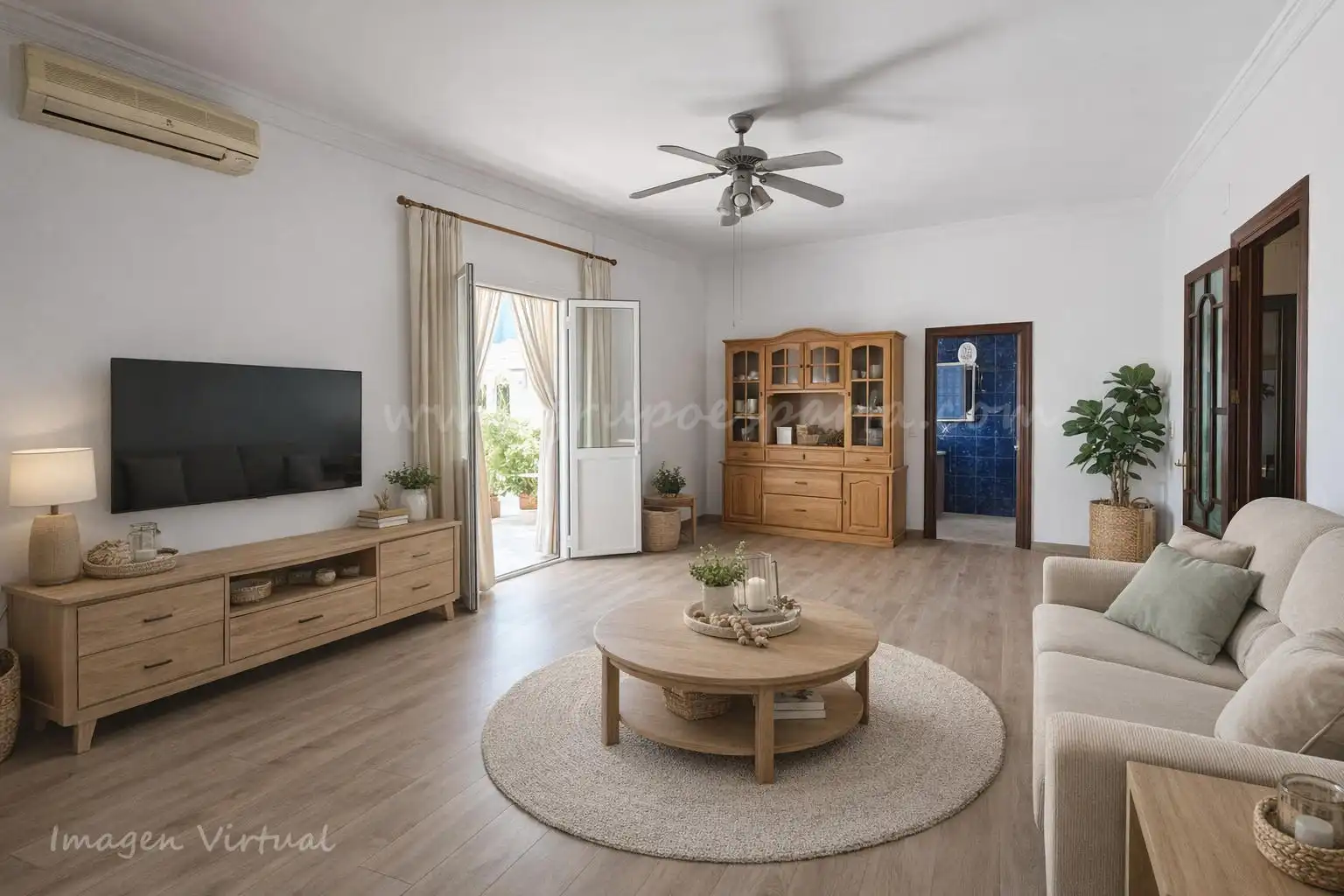 Sala de estar de Casa adosada en venta en Umbrete