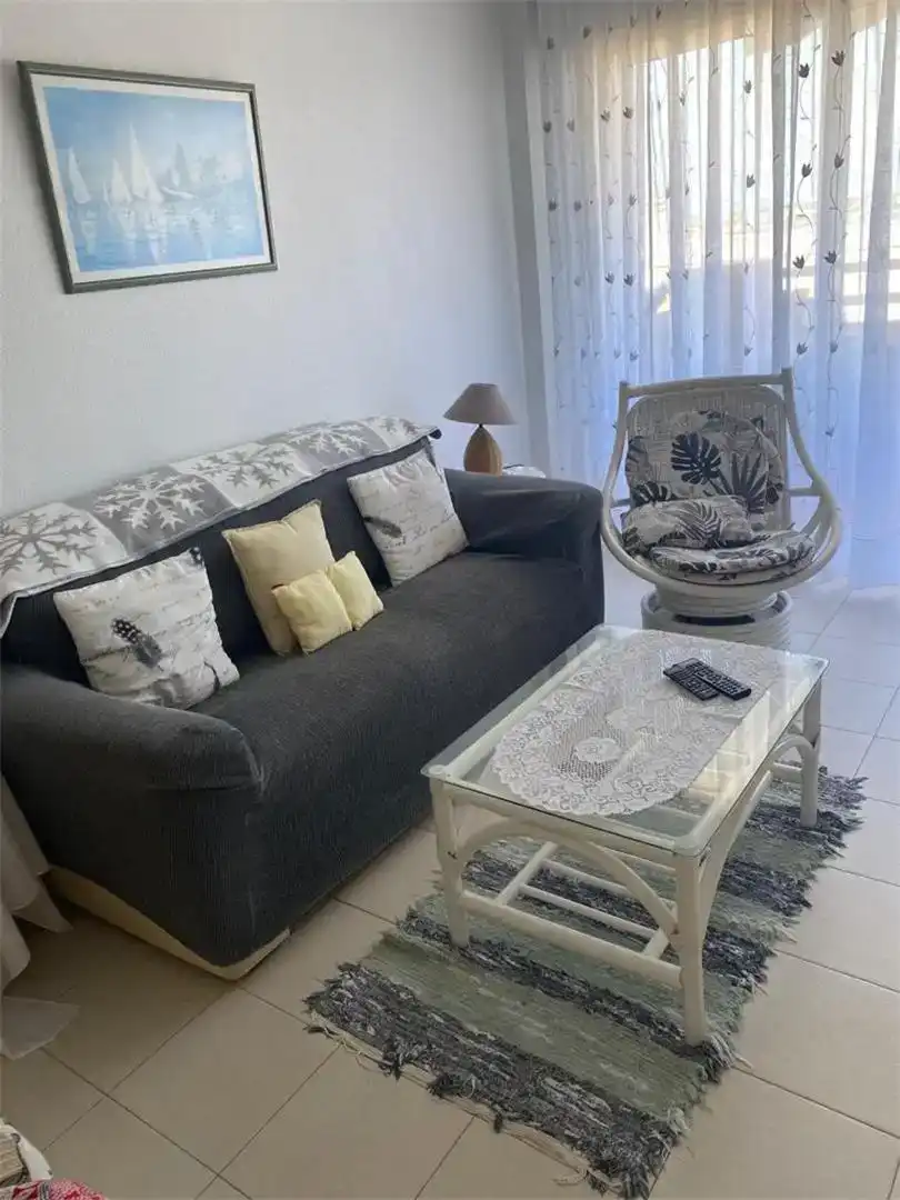 Living room of Flat for rent in Orihuela  with Swimming Pool, Furnished and Oven