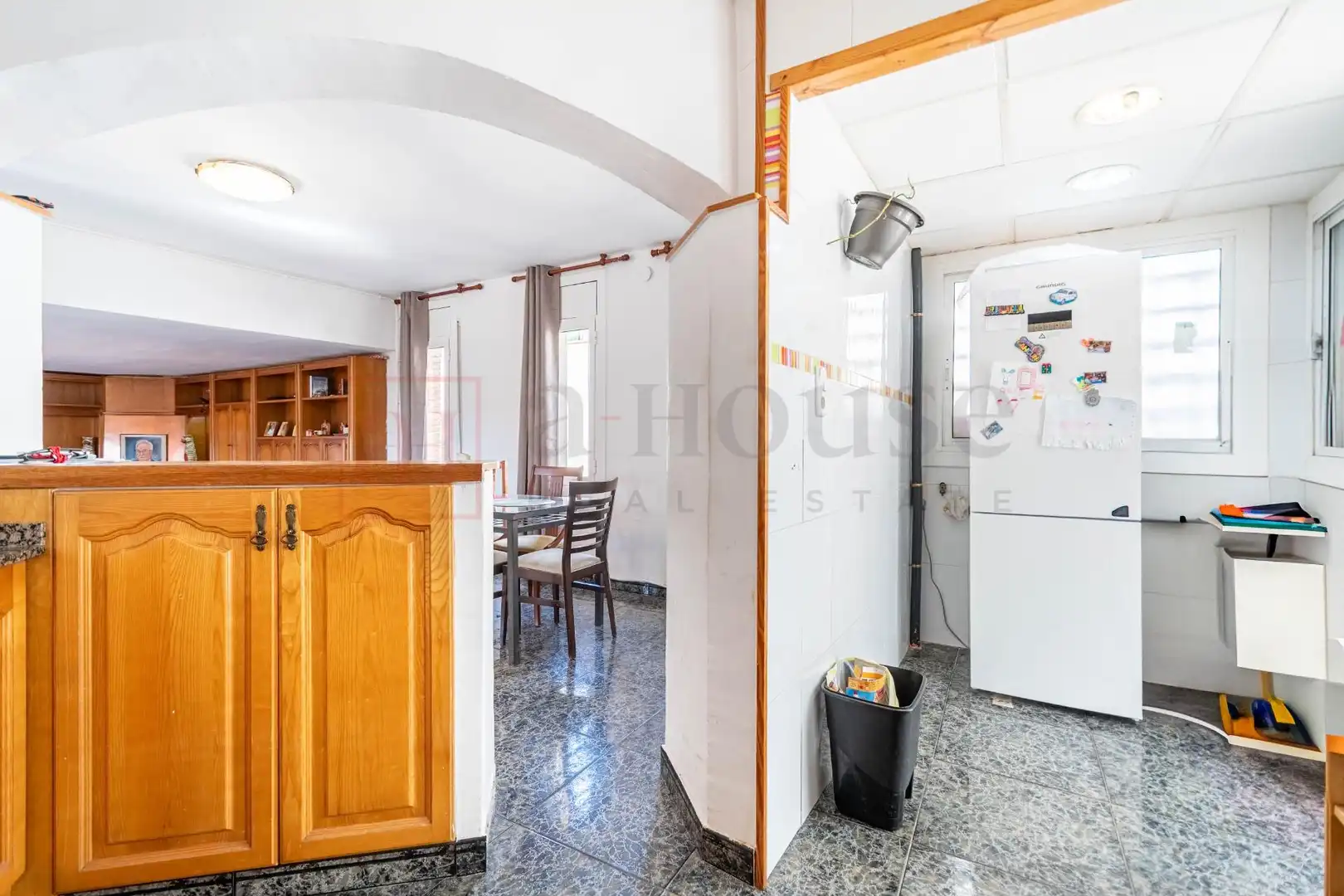 Cocina de Casa o chalet en venta en Barcelona con Aire acondicionado, Calefacción y Terraza