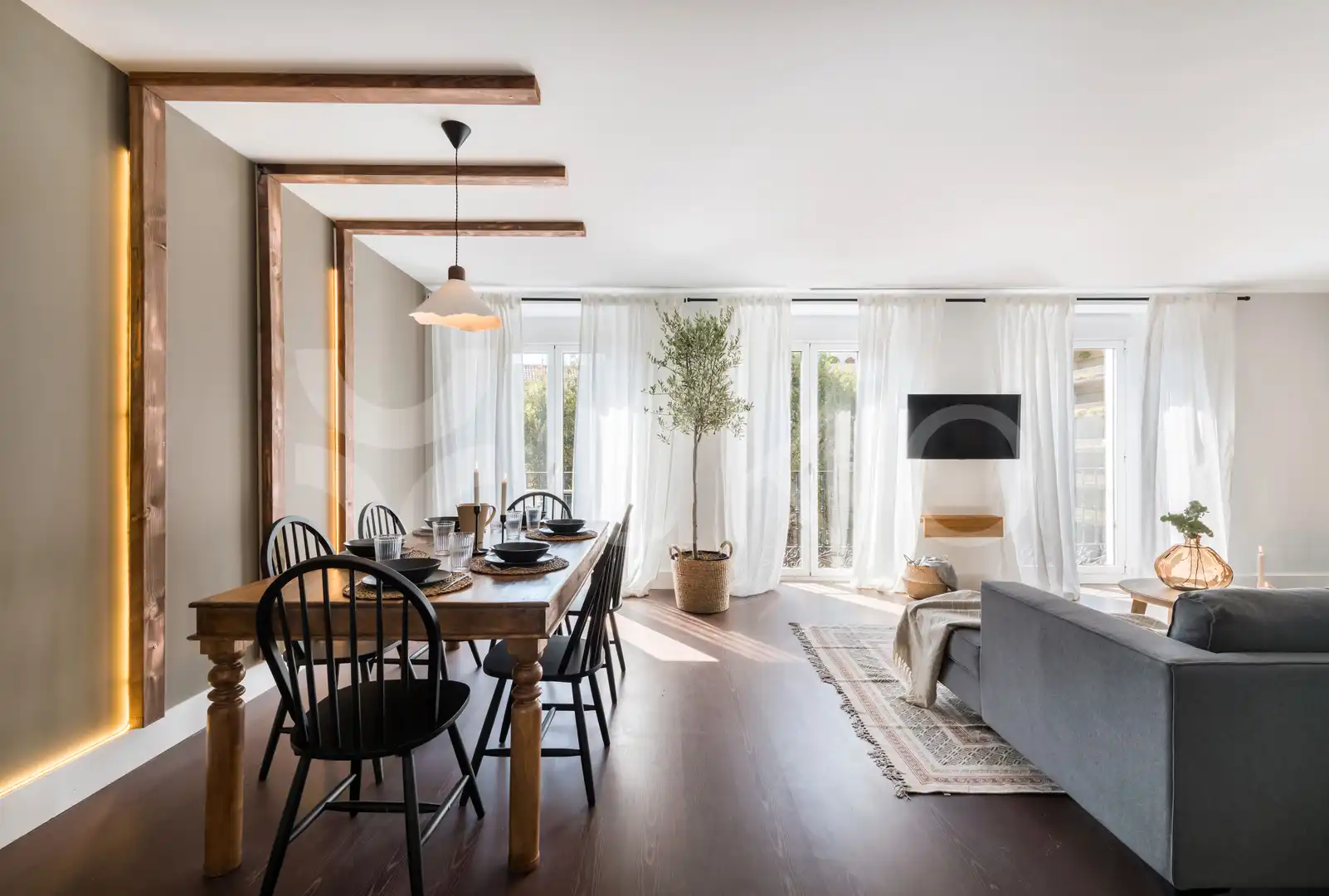 Apartment mit Terrasse zur Miete in Calle de San Bernardo, imagen 2