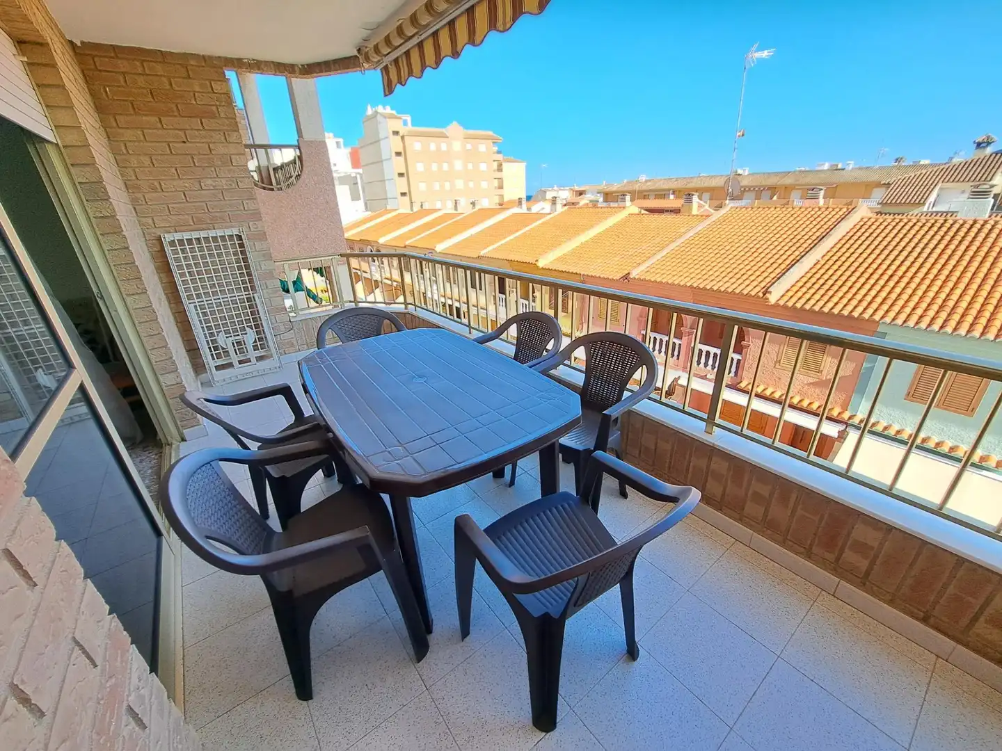 Terrassa de Apartament de lloguer en Sueca amb Terrassa, Moblat i Balcó