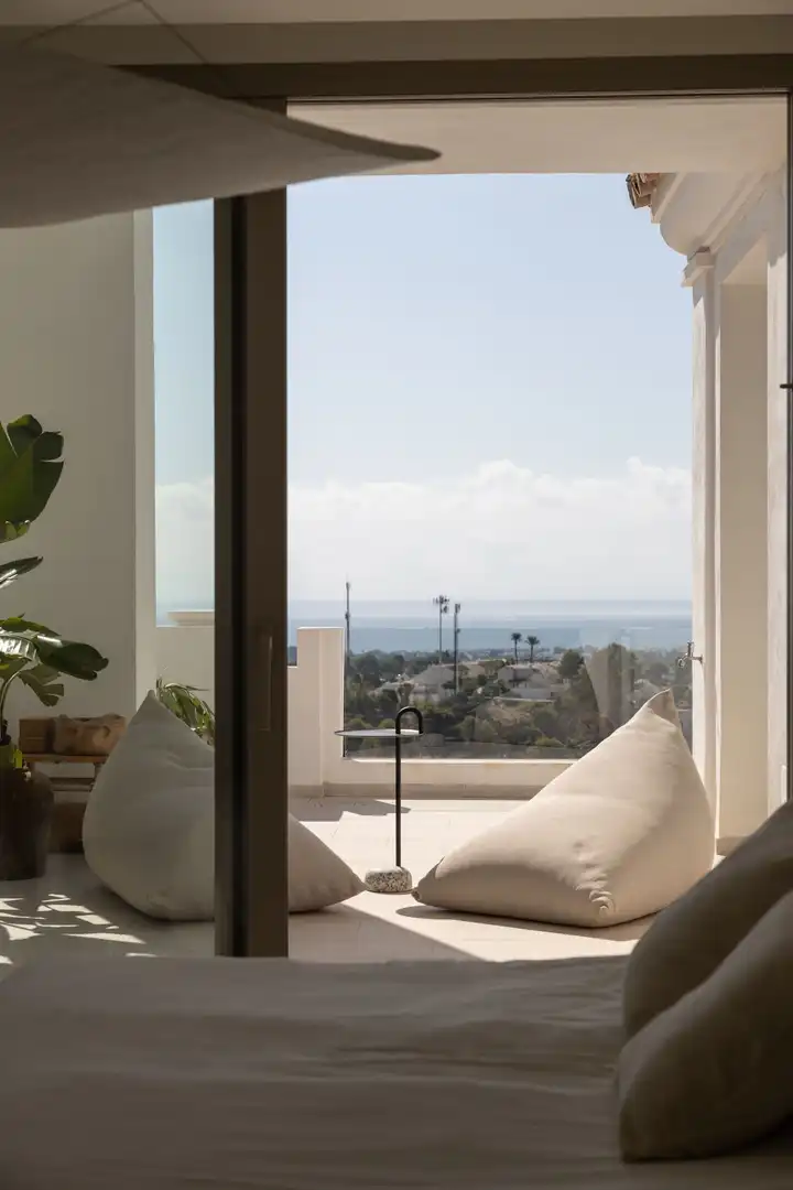 Terrasse von Dachboden zum Verkauf in Marbella mit Terrasse und Balkon