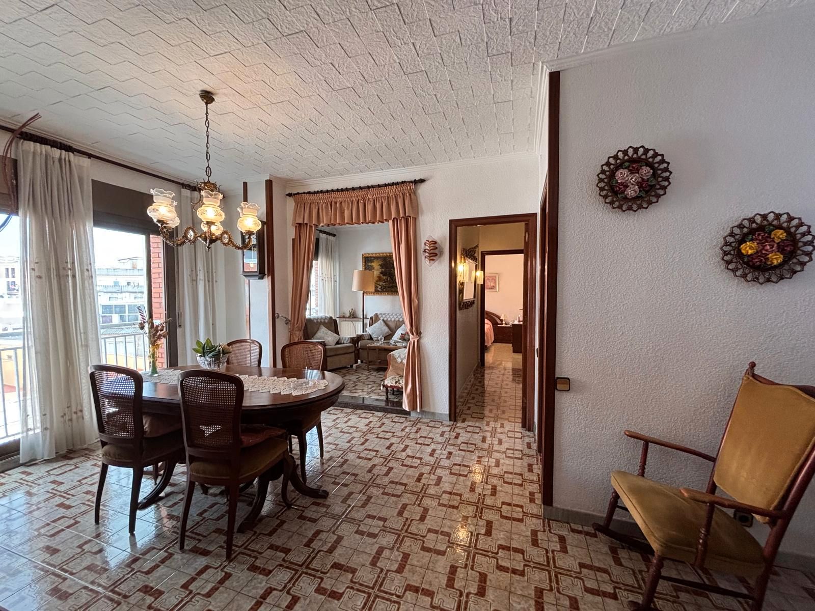Dining room of Flat for sale in  Barcelona Capital  with Heating, Oven and Balcony