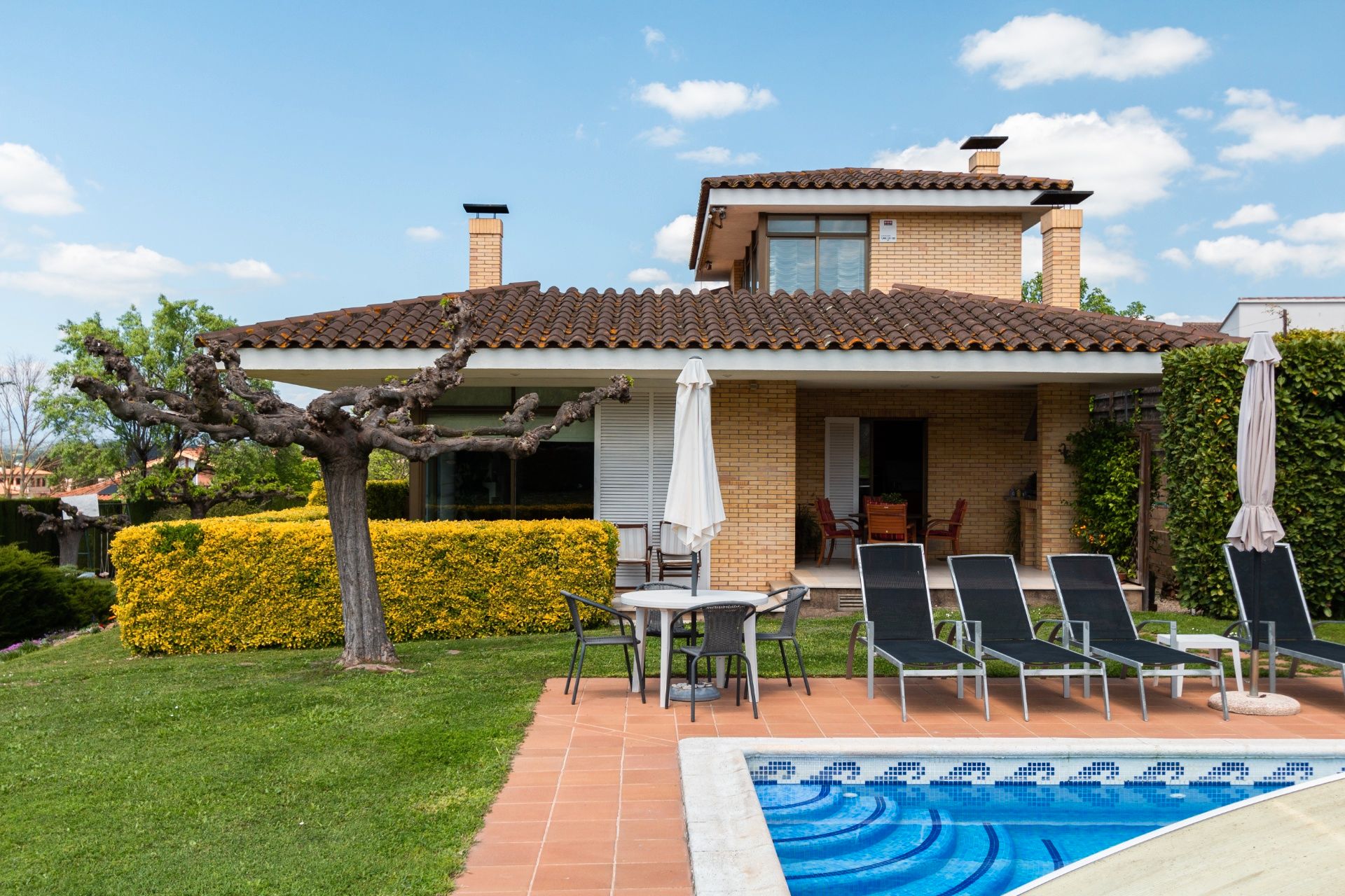 Jardí de Casa o xalet en venda en Celrà amb Aire condicionat, Calefacció i Jardí privat