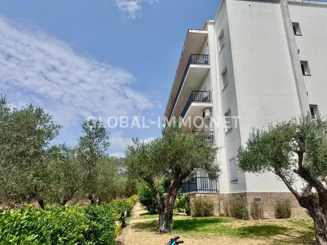 Vista exterior de Apartamento en venta en Roses con Calefacción, Terraza y Piscina