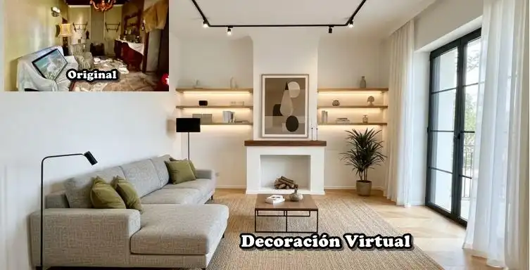 Wohnzimmer von Country house zum Verkauf in Otero