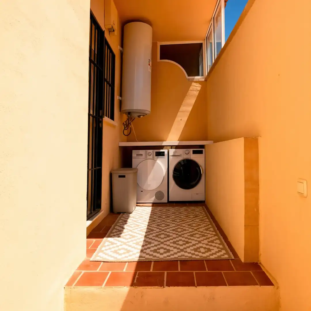 Terrassa de Casa adosada en venda en Marbella amb Aire condicionat, Jardí privat i Terrassa