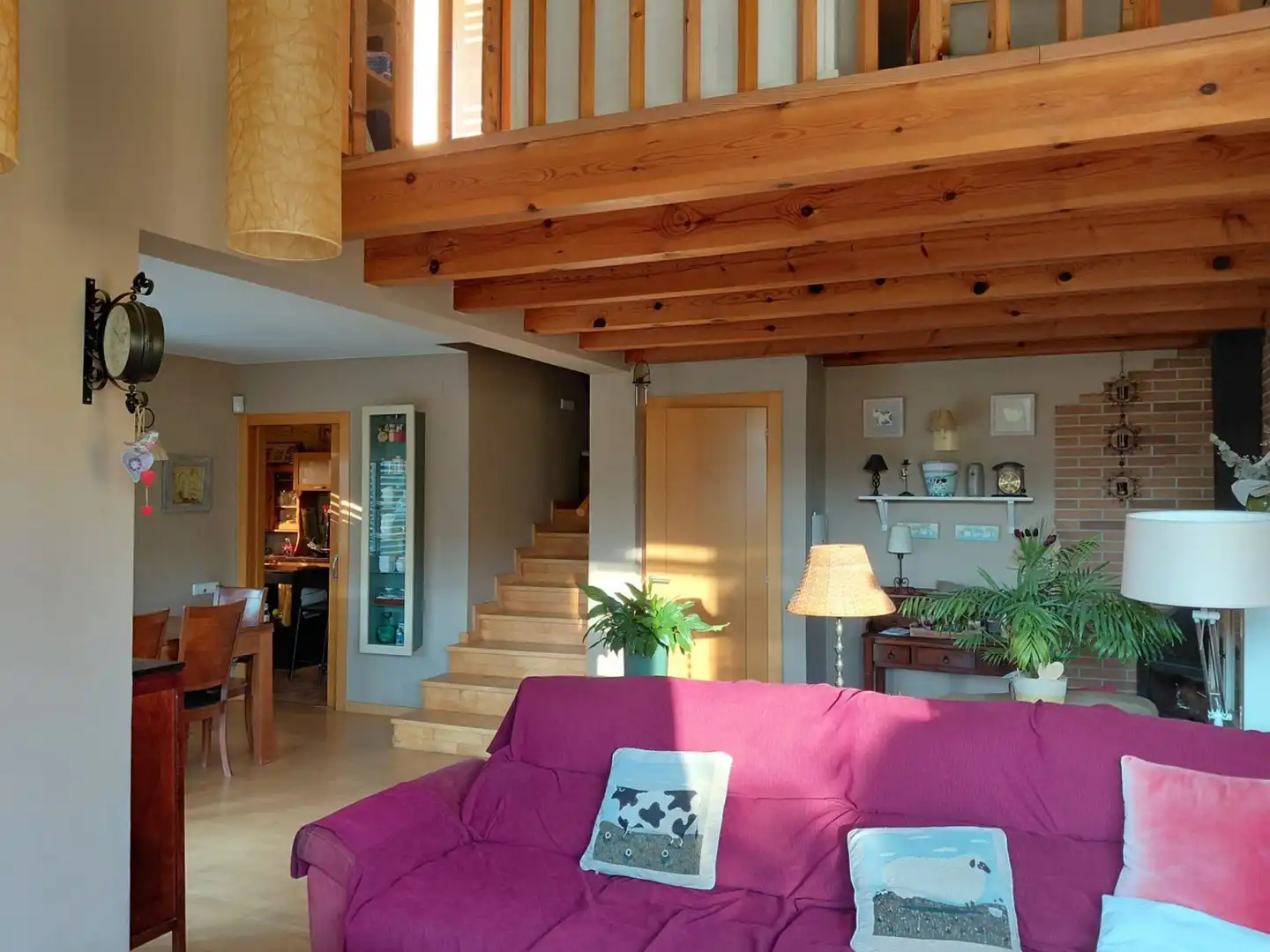 Living room of Houses for sale in Vilanova del Vallès  with Air Conditioner, Heating and Private garden