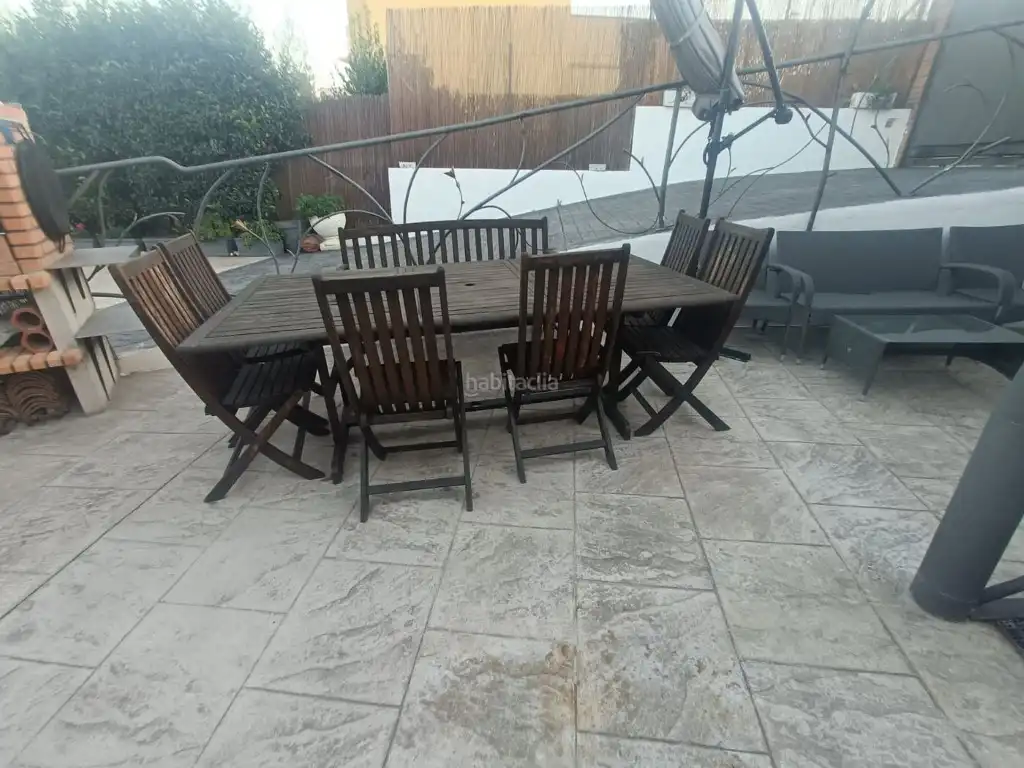Terrassa de Casa o xalet en venda en Rubí amb Aire condicionat i Piscina