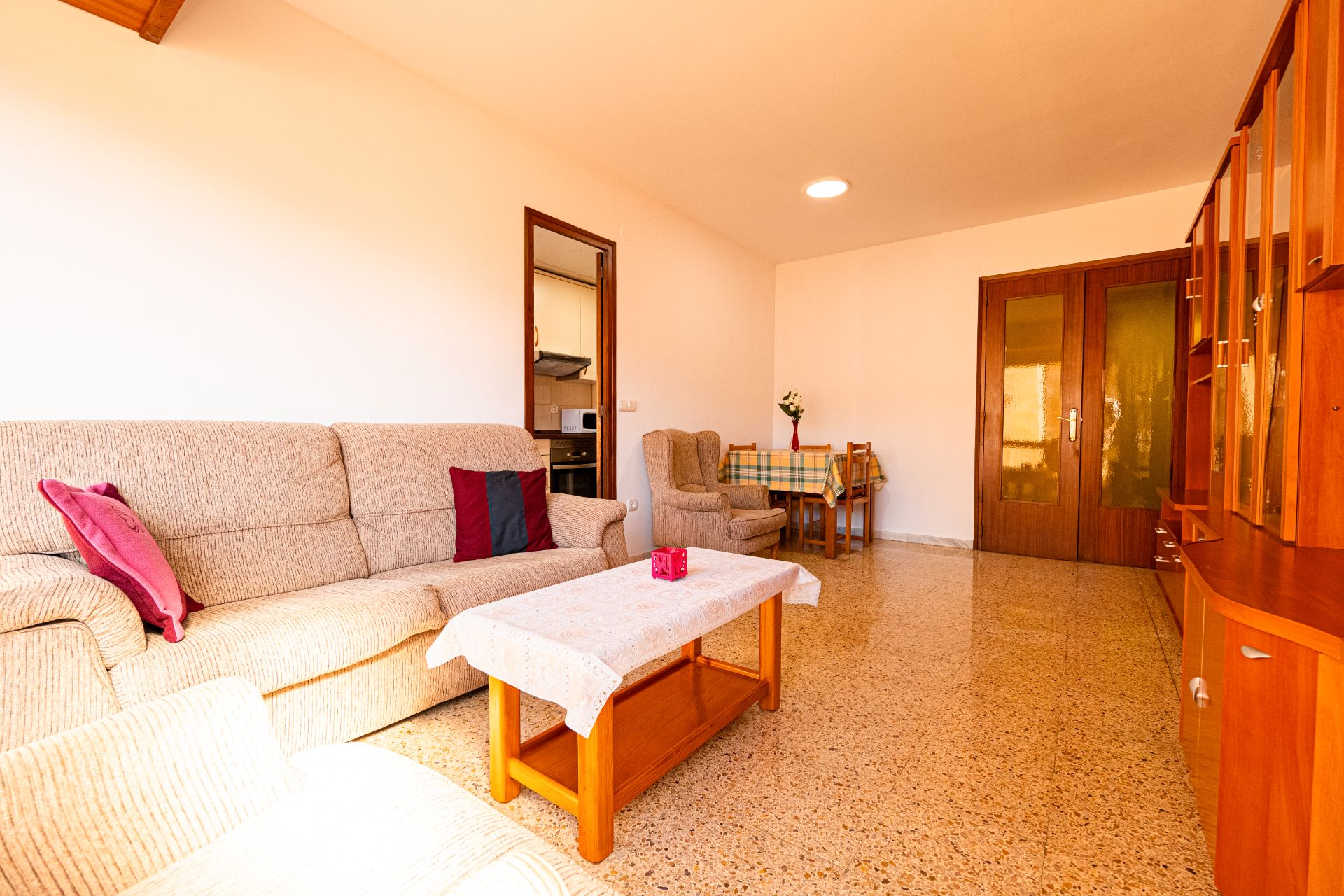 Living room of Flat for sale in El Vendrell  with Air Conditioner and Balcony