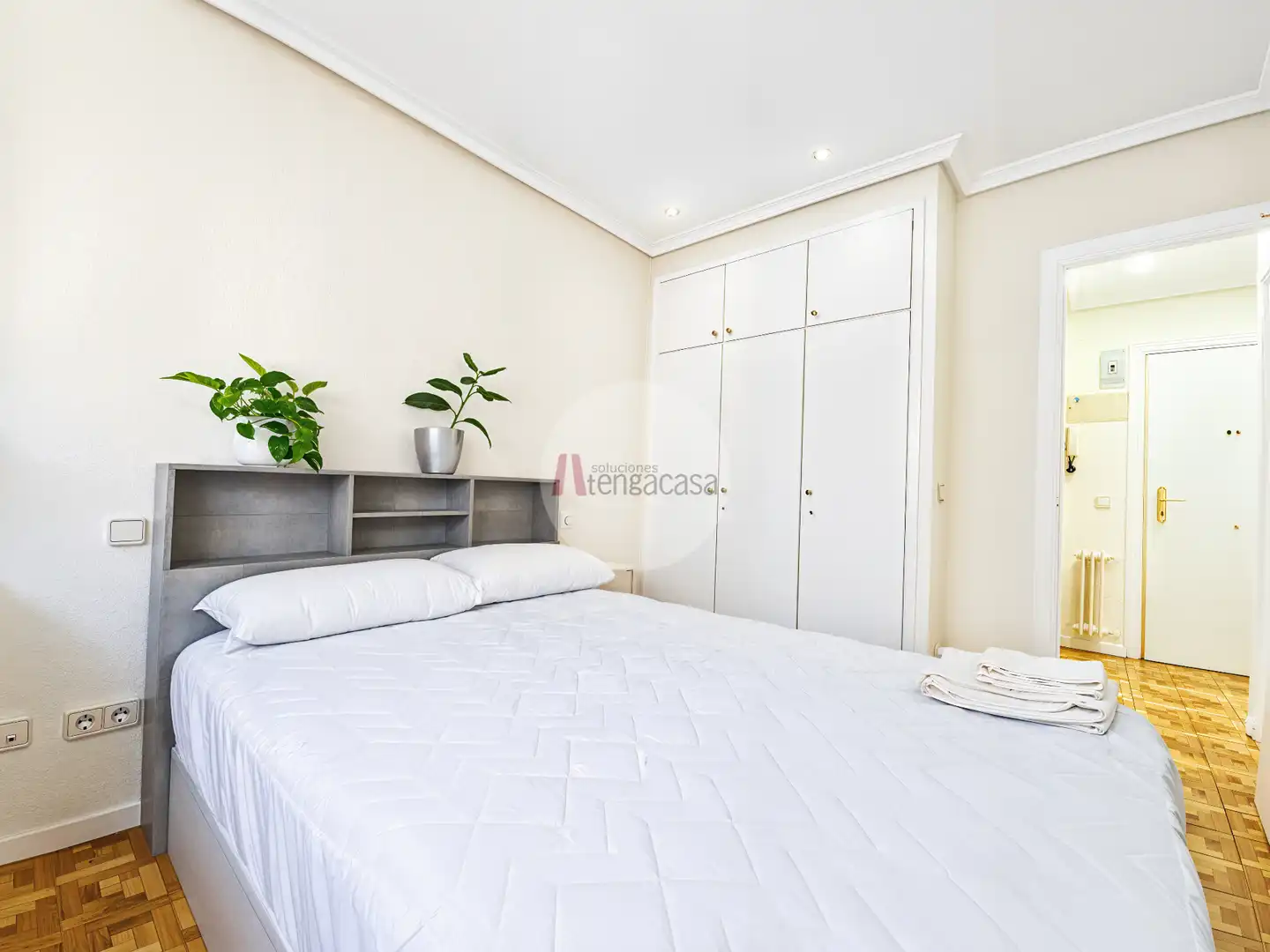 Habitación de Apartamento de alquiler en Madrid con Aire acondicionado, Calefacción y Terraza