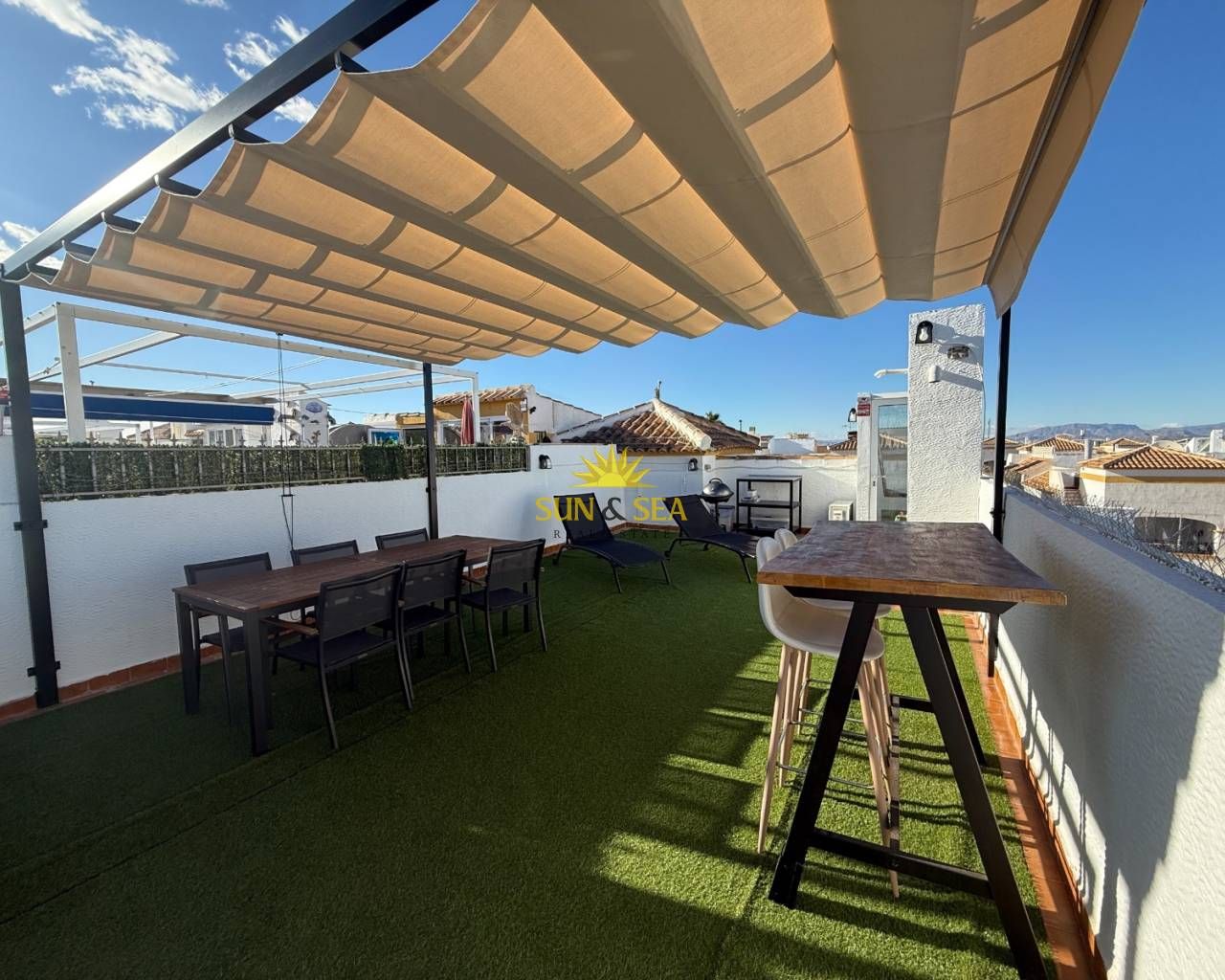 Terrace of House or chalet for rent in Santa Pola  with Air Conditioner, Heating and Terrace