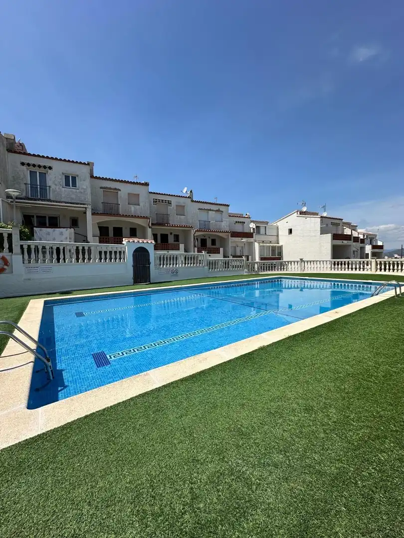 Swimming pool of Apartments for sale in Roses  with Terrace, Furnished and Community pool