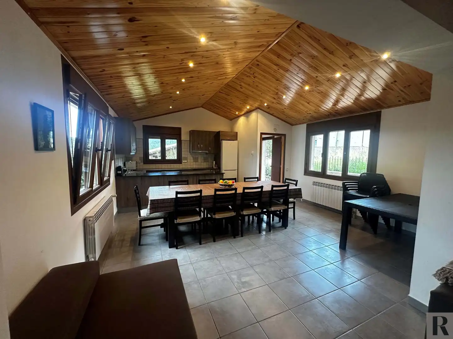 Esszimmer von Einfamilien-Reihenhaus zur Miete in Vallcebre mit Heizung und Terrasse