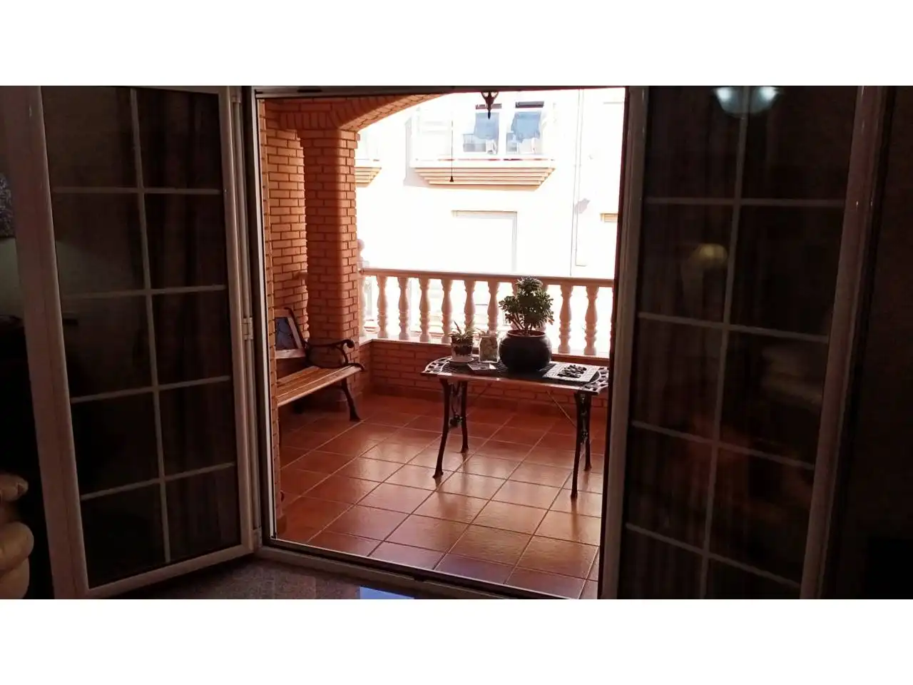 Balcony of Houses for sale in Roquetas de Mar  with Air Conditioner, Heating and Private garden