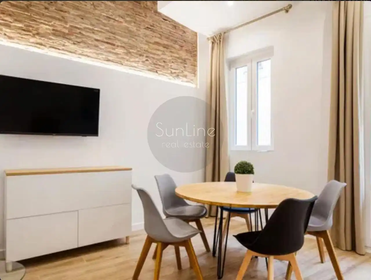 Sala de estar de Dúplex de alquiler en Valencia con Aire acondicionado, Terraza y Amueblado