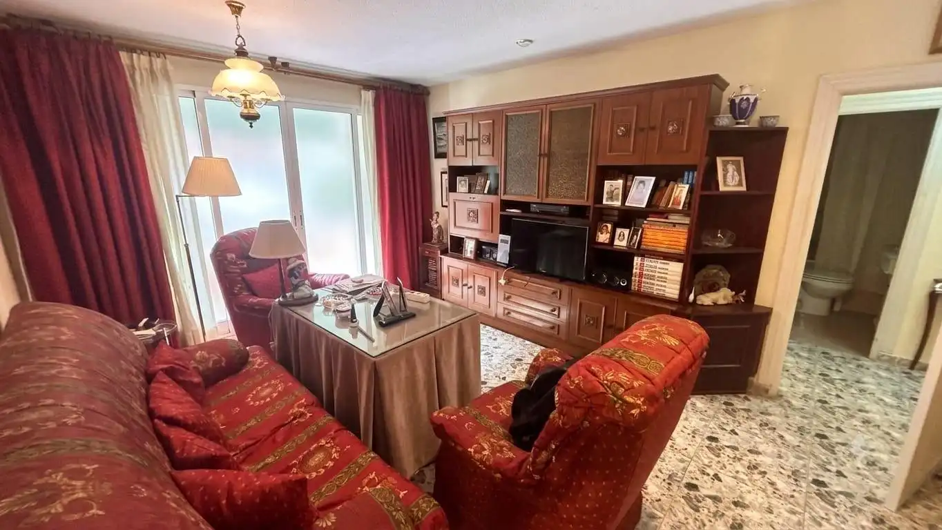 Sala d'estar de Planta baixa en venda en Córdoba amb Aire condicionat i Jardí privat