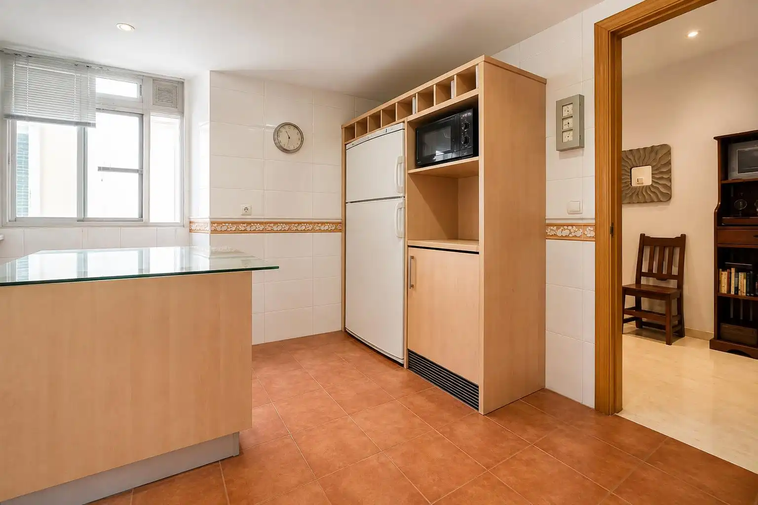 Cocina de Ático de alquiler en Málaga con Jardín privado, Terraza y Amueblado