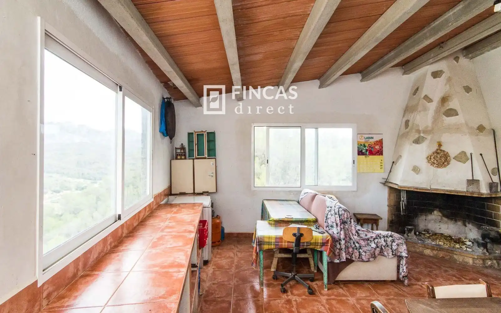 Sala de estar de Finca rústica en venta en Benifallet con Trastero y Amueblado