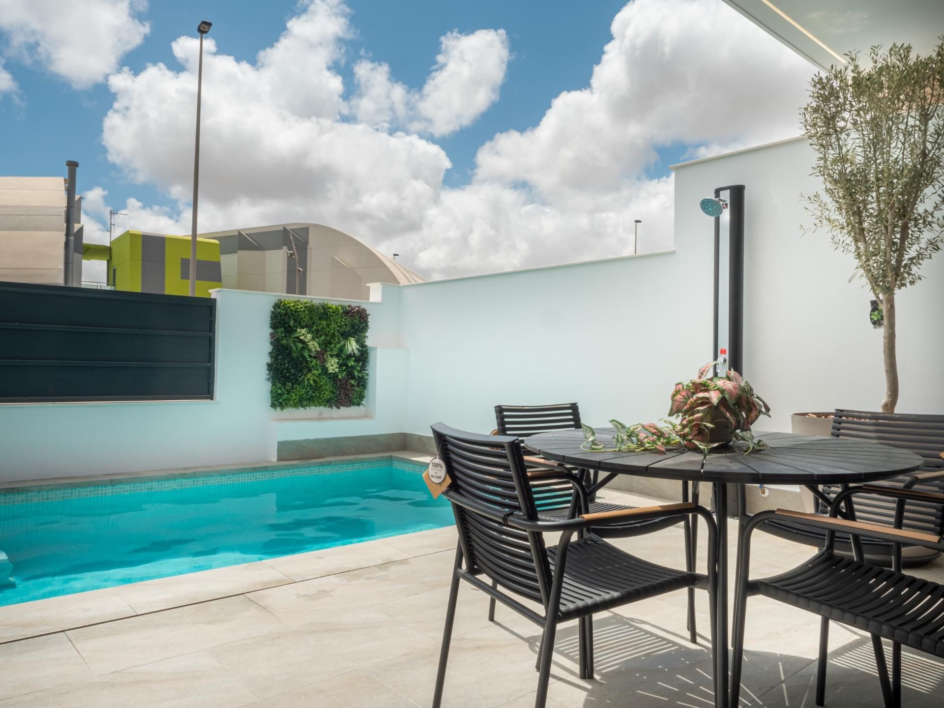Swimming pool of House or chalet for sale in San Pedro del Pinatar  with Air Conditioner, Private garden and Terrace