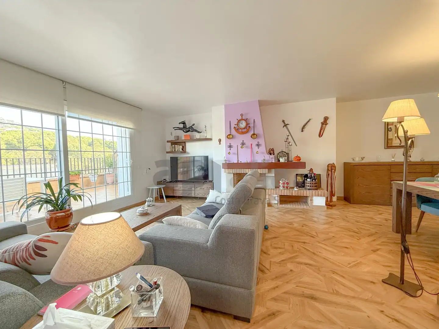 Sala d'estar de Àtic en venda en Lloret de Mar amb Aire condicionat, Calefacció i Terrassa