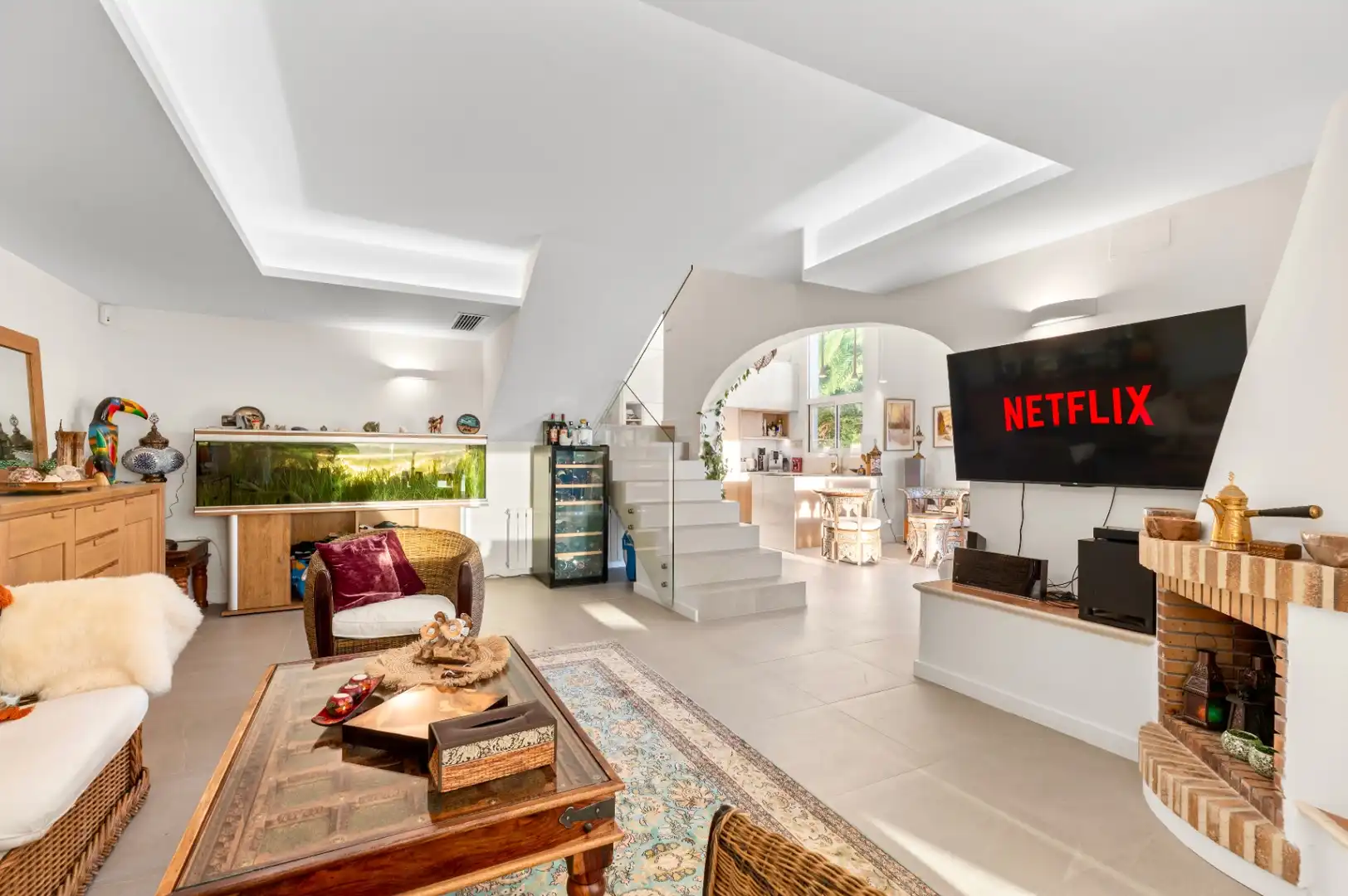 Sala de estar de Casa o chalet en venta en Dénia con Aire acondicionado, Calefacción y Terraza